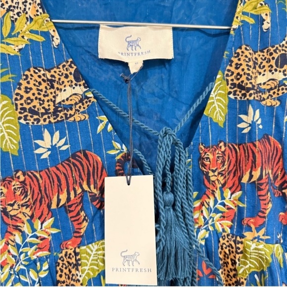 NWT Printfresh Day Tripper Feline Fatale Long Sleeve Maxi Dress Women’s Size 3X - Picture 3 of 6